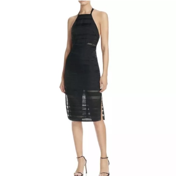 FINDERS KEEPERS Brixton halter pencil dress - Picture 1 of 7